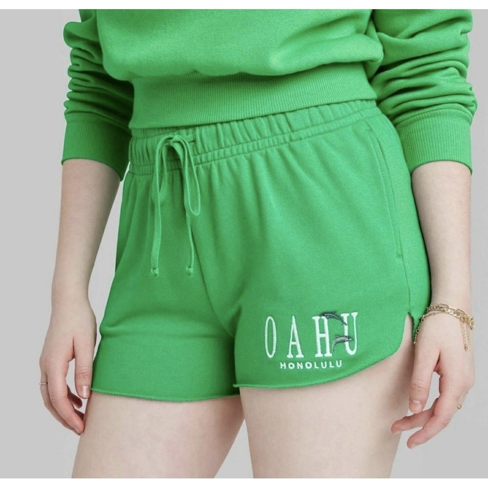 Wild Fable Oahu Honolulu Dolphin Track 2" Sporty Shorts